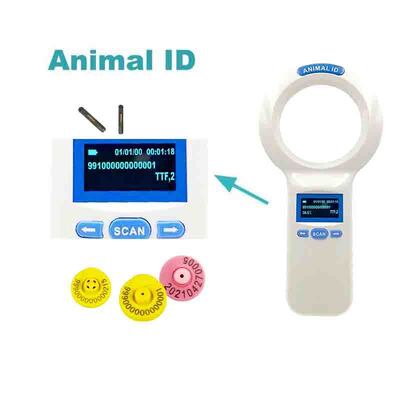 กันน้ำFOFIA PT200 RFID Handheld Reader 128X64 หน้าจอOLEDยาวระยะทางอ่าน 10-20M ISO11784/5 โปรโตคอล