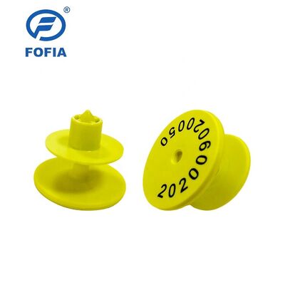 Fofia ICAR ET926 RFID TPU กันน้ํา แท็กหูสัตว์ FDX-B 134.2Khz EM4305 ชิป