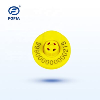 134.2kHz RFID Ear Tag สําหรับสัตว์เลี้ยง พร้อมความเครียด 350N พร้อมการรับรอง ICAR