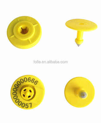 ICAR Long Range FDX / HDX RFID Ear Tags ISO 11784/5 สําหรับวัว แกะ แพะ สัตว์เลี้ยง