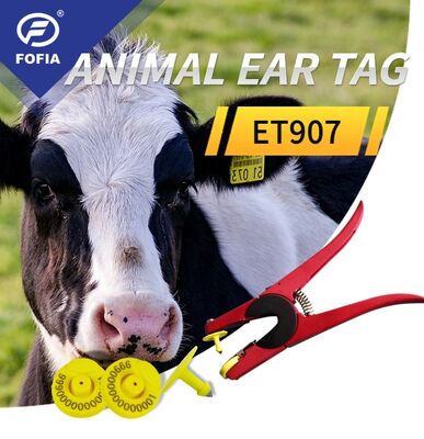 Fofia ICAR การรับรองปลาสติก Ear Tags สําหรับวัวหมูแพะ