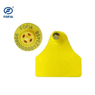 Fofia รวมกันกันน้ํา อิเล็กทรอนิกส์สัตว์ติดตาม ear tag ใหม่คุณภาพสูง RFID TPU เลเซอร์โคด 3 ปีการรับประกันแพะ