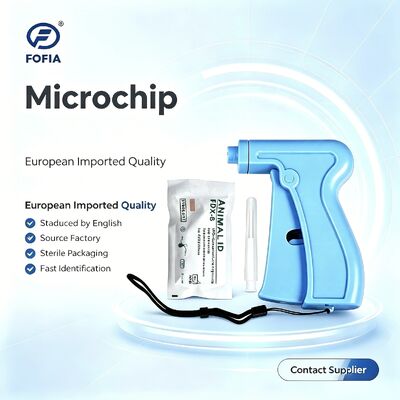 Fofia RFID 134.2kHz ICAR Certified Split Type Animal ID Microchip 2.12*12mm รุ่น ZS005 วัสดุกันน้ํา ใหม่ 1.5 ปี