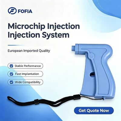 ICAR รับรอง Fofia 2026 ขายดีใหม่ RFID 134.2kHz สุนัขสัตว์ไมโครชิปแบบแยกพลาสติก ZS008 กันน้ำสำหรับสัตว์เลี้ยง