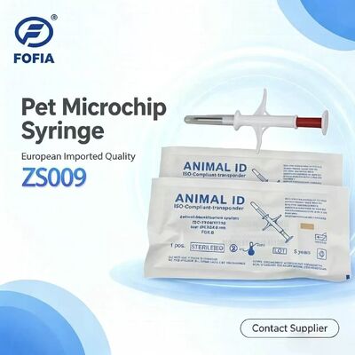 2026 รุ่นขายร้อน RFID ใหม่ 134.2kHz องค์ประกอบ Fofia สัตว์ ใส่ไมโครชิป กันน้ํา 3 ปี การรับประกันสําหรับสัตว์เลี้ยง