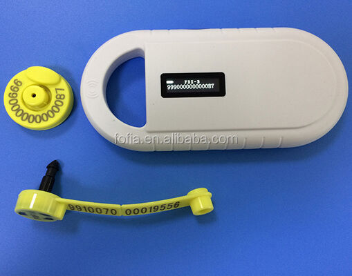 Fofia มือถือพลาสติกสัตว์ Microchip RFID Card Reader PT160 134.2kHz OLED Screen USB แบตเตอรี่ลิธีโอ CE รับรอง ISO