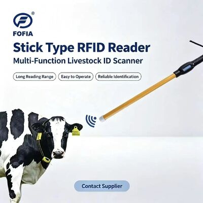 เครื่องอ่าน RFID กันน้ำ PT280 134.2kHz พลาสติก PVC ได้รับการอนุมัติจาก NLIS ออสเตรเลีย ICAR สำหรับโค ID USB ISO 11784/5 Wiegand RS232