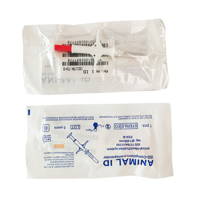FOFIA ไมโครชิพสัตว์ RFID 134.2kHz ชิป FDX/EM4305 กันน้ำ IP67 สำหรับปศุสัตว์/หมู/แกะ สัตว์เลี้ยง PP