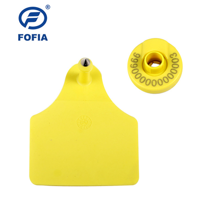 125khz ISO11784 / 5 FDX - B แท็กหูสัตว์ Rfid สำหรับการจัดการแกะโค