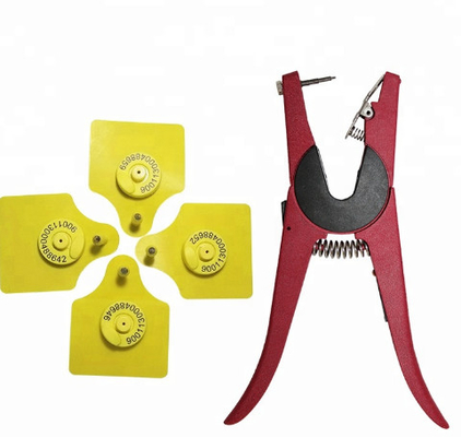 แท็กหูอิเล็กทรอนิกส์ RFID FDX-B ที่ได้รับการรับรองจาก ICAR อย่างเต็มที่ สําหรับการบริหารเลี้ยงสัตว์ แท็กการระบุสัตว์ที่มีสีที่กําหนดเอง 134.2 KHz สําหรับวัว แกะ แพะ และหมู