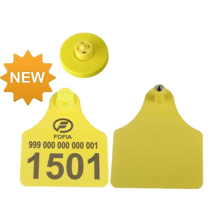FULL ICAR Certified RFID Electronic Ear Tag สําหรับสัตว์ สําหรับหมู แกะ วัว สภาพใหม่ 134.2 KHZ HDX FDX ICAR ยอมรับ