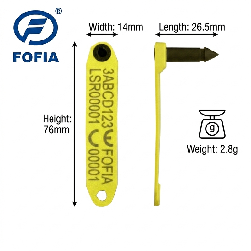 แท็กหูอิเล็กทรอนิกส์ RFID กันน้ำสำหรับการเชื่อมต่อการติดตามสัตว์แท็กหูสำหรับแกะ