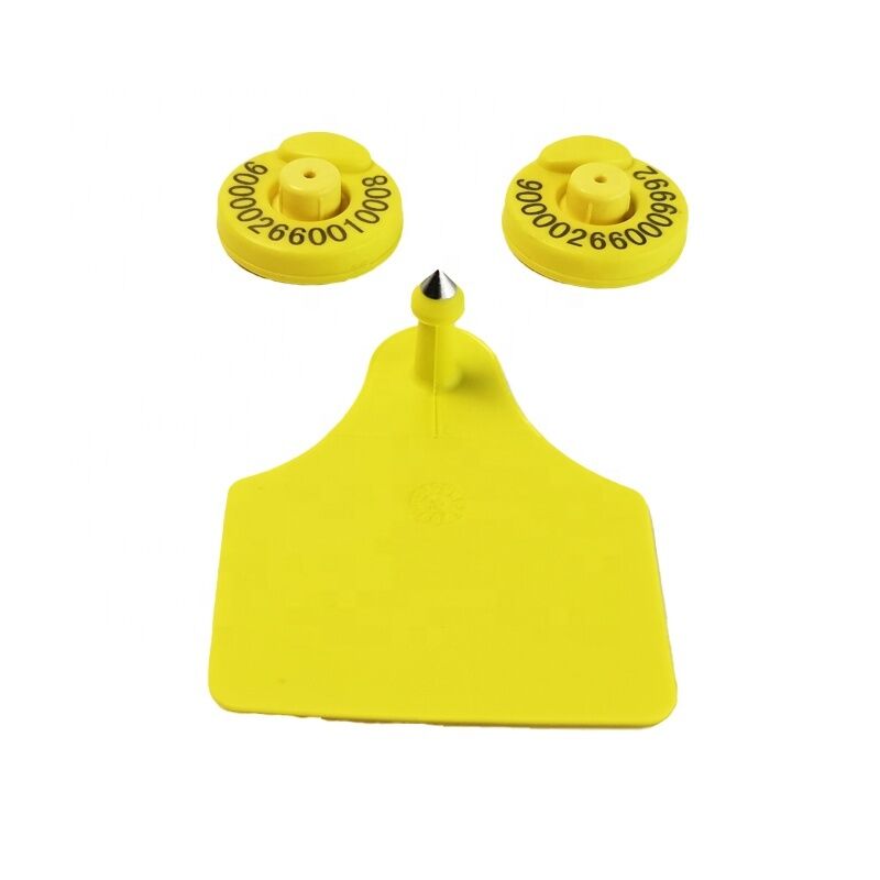 134.2KHz RFID Ear Tag สําหรับการจัดการปศุสัตว์ การระบุสัตว์ ความดัน 350N