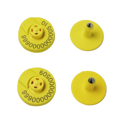 วัว อิเล็กทรอนิกส์ Ear Tag วัว Tag สําหรับวัว LF RFID Tags USDA ยอมรับวัว tag